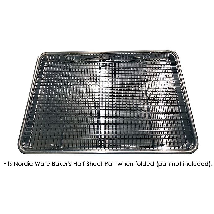 slide 5 of 7, Hamilton Housewares Stainless Steel Stackable Cooling Rack, 12 in x 17 in