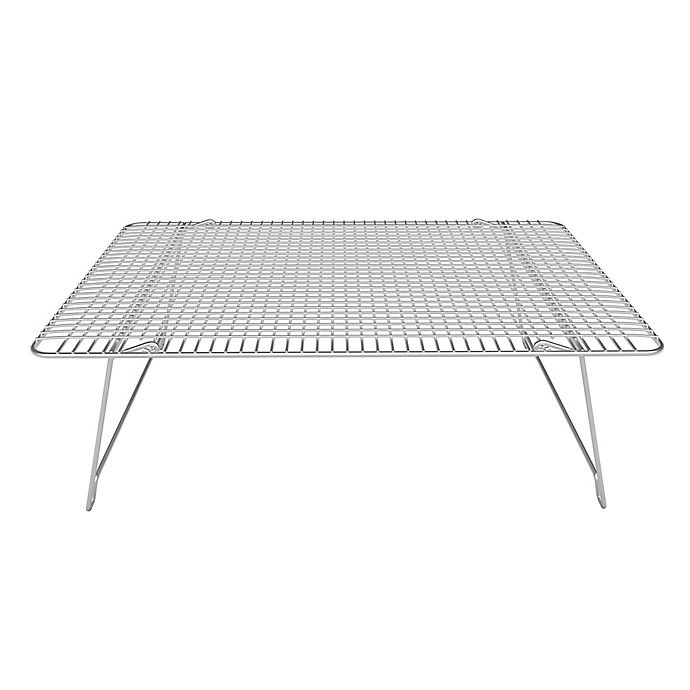 slide 1 of 7, Hamilton Housewares Stainless Steel Stackable Cooling Rack, 12 in x 17 in