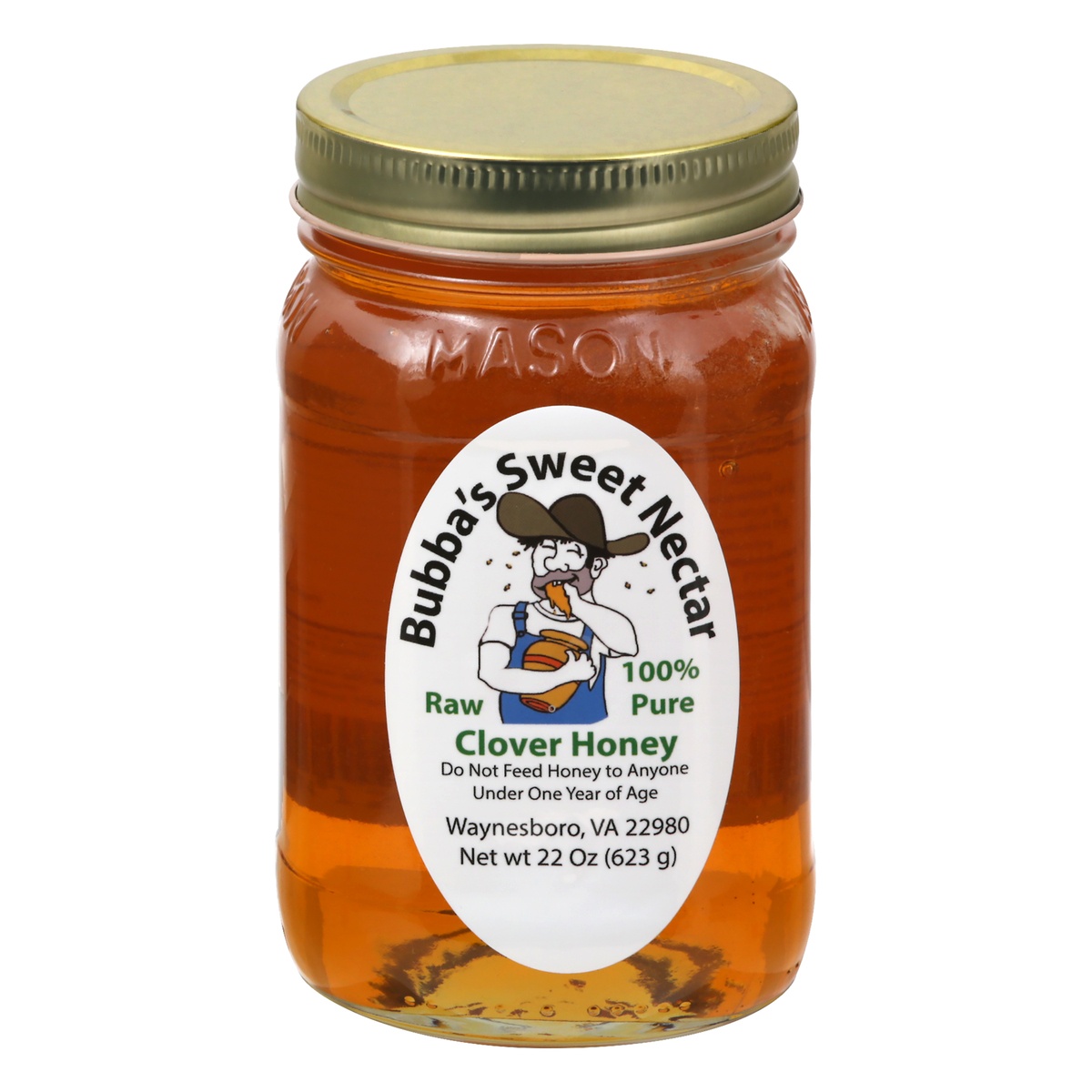 slide 1 of 1, Bubba's Sweet Nectar Honey Jar, 1 ct