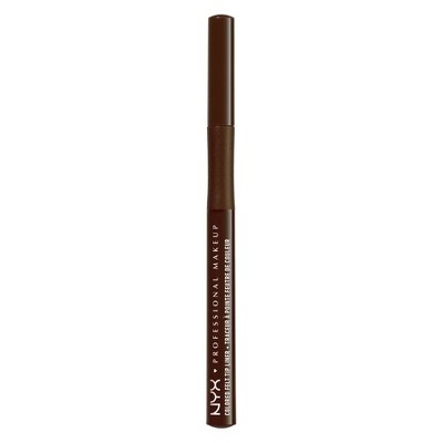 slide 1 of 1, Nyx Professional Makeup Colored Felt Tip Liner Chocolate Brown, 0.33 fl oz