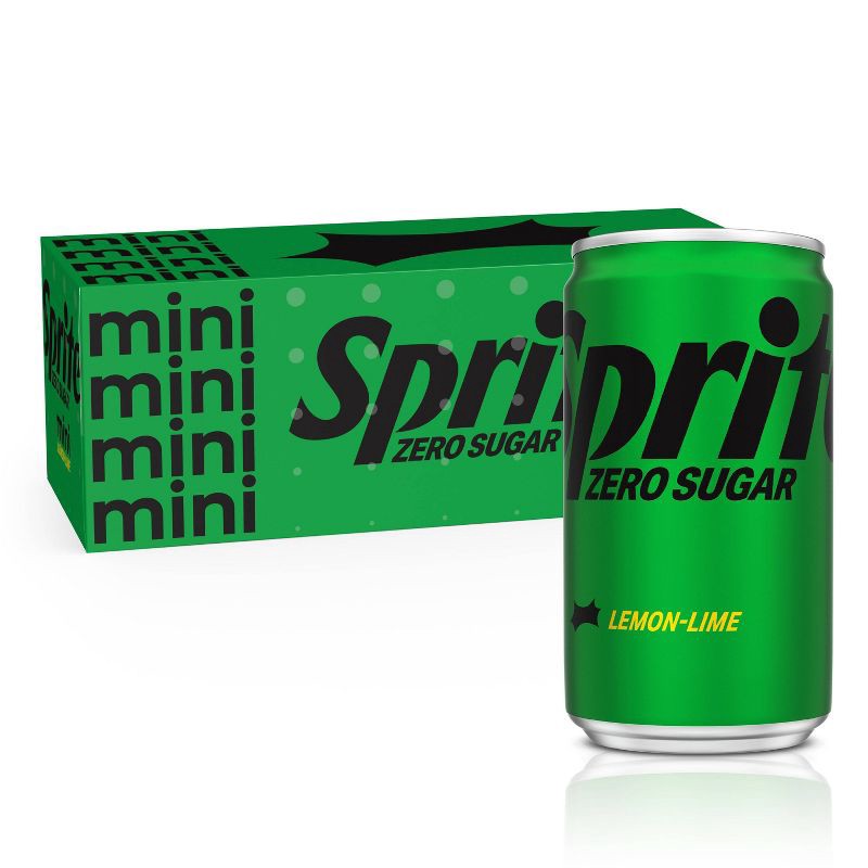 slide 1 of 5, Sprite Zero Sugar Soda - 10pk/7.5 fl oz Mini-Cans, 10 ct; 7.5 fl oz