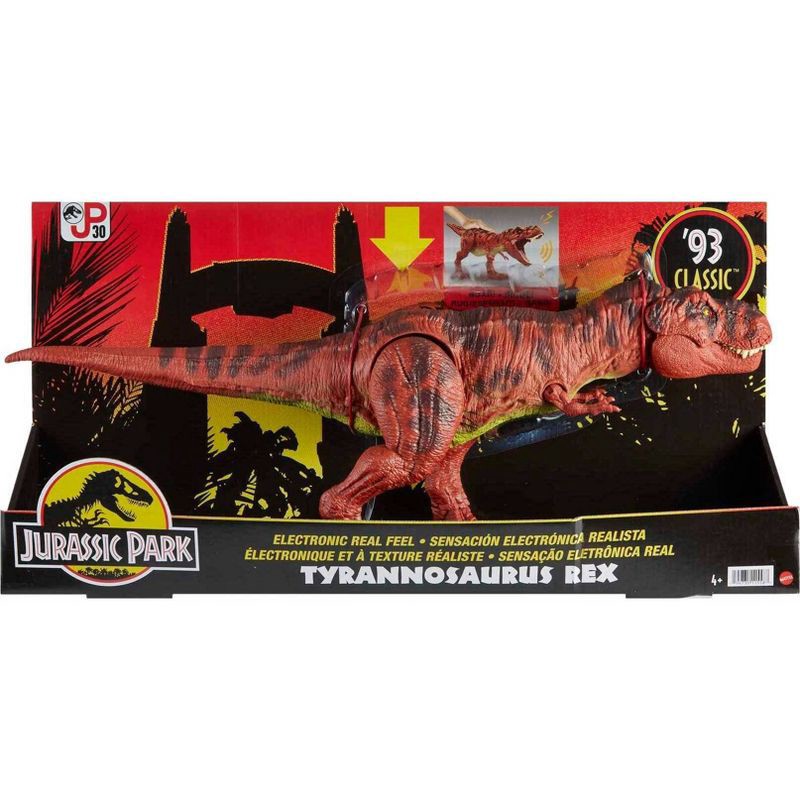 slide 5 of 6, Mattel Jurassic Park Electronic Real Feel Tyrannosaurus Rex (Target Exclusive), 1 ct