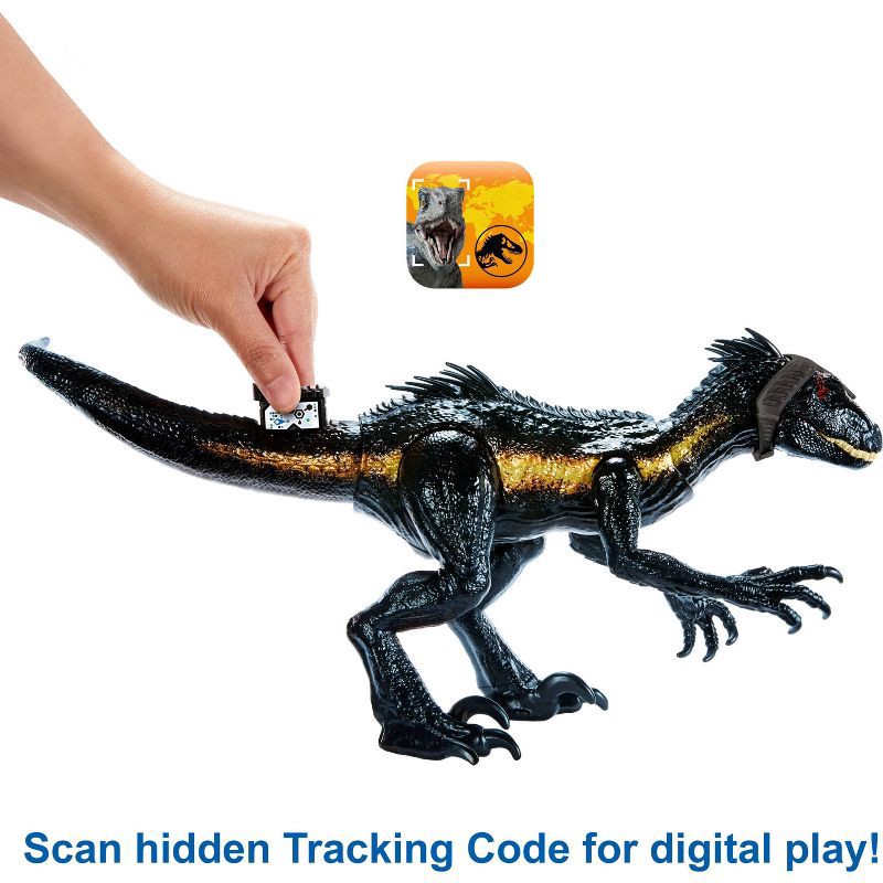 slide 4 of 8, Mattel Jurassic World Dino Trackers Track 'N Attack Indoraptor Action Figure, 1 ct