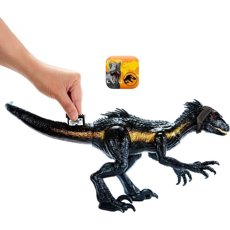 slide 5 of 8, Mattel Jurassic World Dino Trackers Track 'N Attack Indoraptor Action Figure, 1 ct