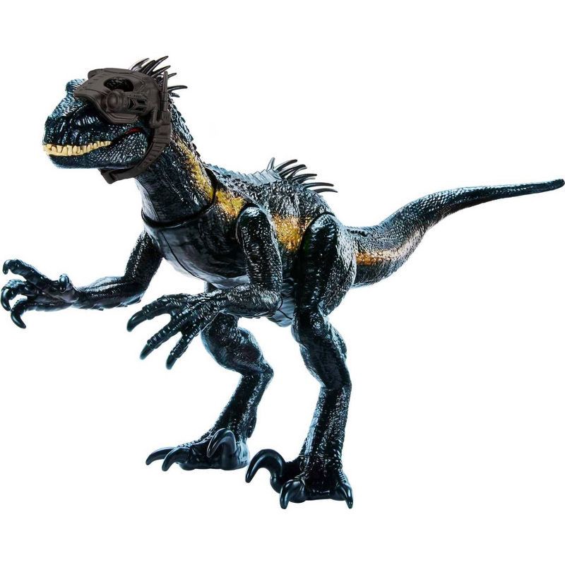 slide 1 of 8, Mattel Jurassic World Dino Trackers Track 'N Attack Indoraptor Action Figure, 1 ct