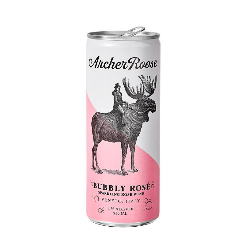 slide 5 of 6, Archer Roose Bubbly Rose - 4pk/250ml Cans, 4 ct; 250 ml