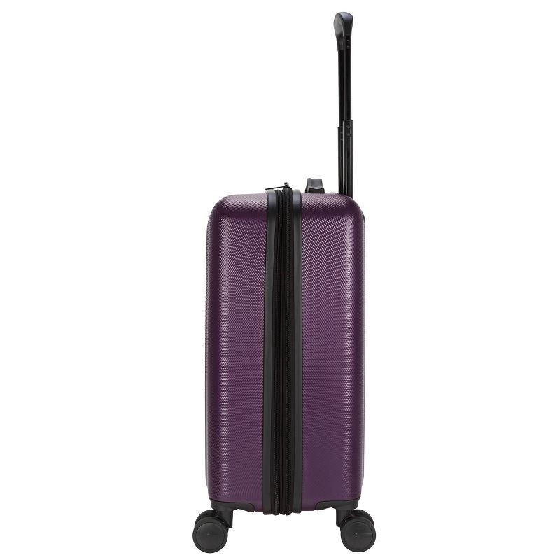 slide 3 of 8, Skyline Hardside Carry On Spinner Suitcase - Dark Purple, 1 ct