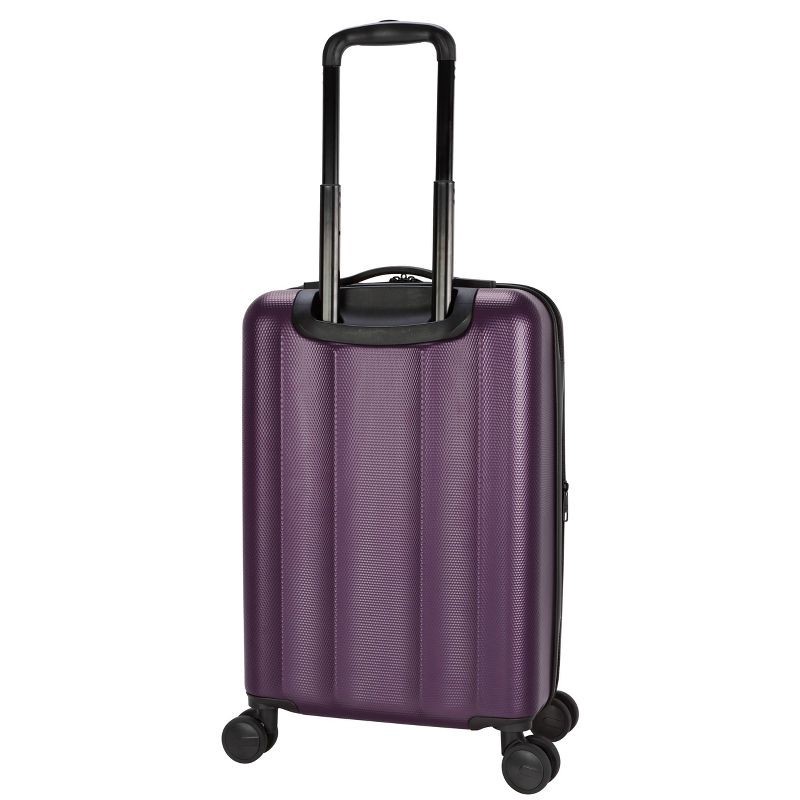slide 4 of 8, Skyline Hardside Carry On Spinner Suitcase - Dark Purple, 1 ct