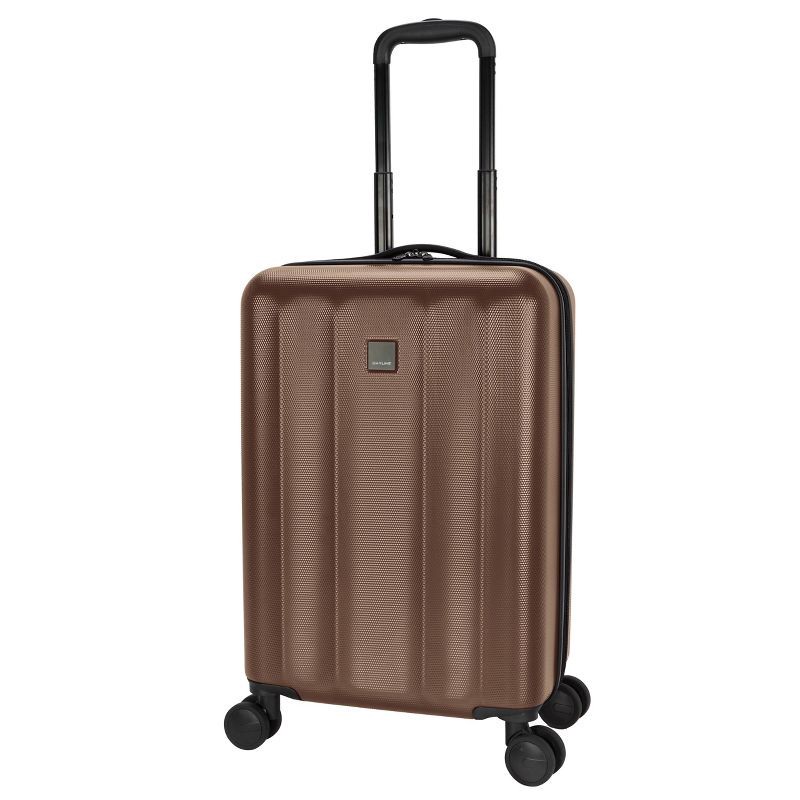 slide 2 of 8, Skyline Hardside Carry On Spinner Suitcase - Brandy Brown, 1 ct