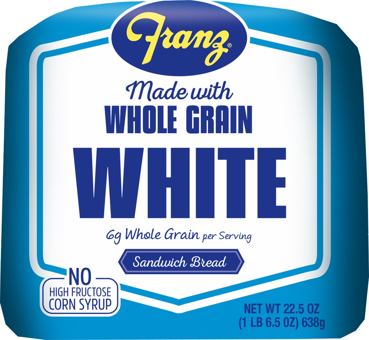 slide 5 of 6, Franz Whole Grain White Sandwich Bread 22.5oz, 22.5 oz