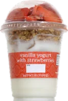 Vanilla Yogurt With Strawberries