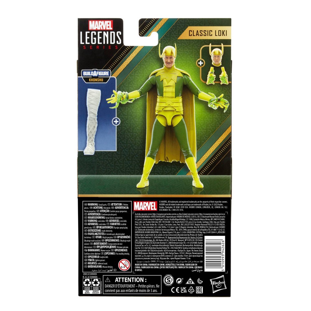 slide 3 of 5, Marvel Legends Series Classic Loki Action Figure, 1 ct