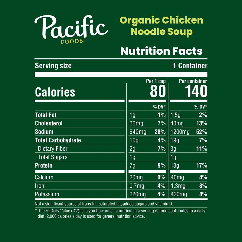 slide 2 of 11, Pacific Foods Organic Chicken Noodle Soup - 16.1oz, 16.1 oz