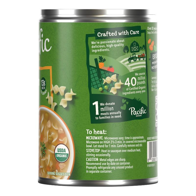 slide 9 of 11, Pacific Foods Organic Chicken Noodle Soup - 16.1oz, 16.1 oz