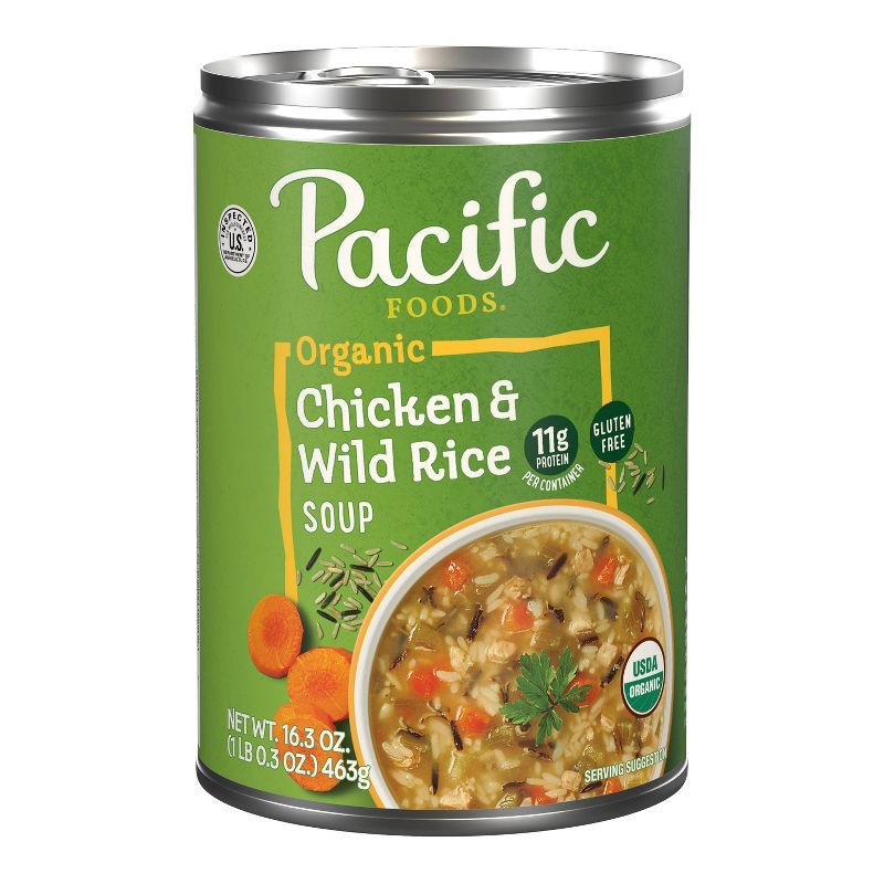 slide 1 of 11, Pacific Foods Organic Gluten Free Chicken & Wild Rice Soup - 16.3oz, 16.3 oz