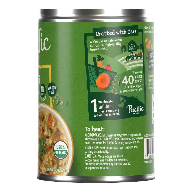 slide 9 of 11, Pacific Foods Organic Gluten Free Chicken & Wild Rice Soup - 16.3oz, 16.3 oz