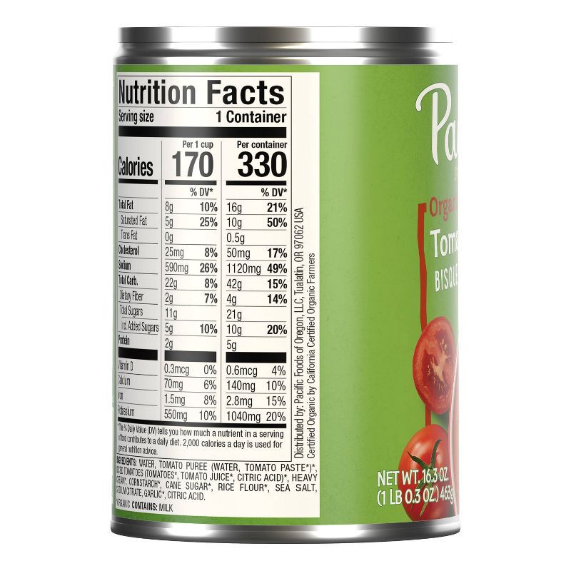 slide 11 of 11, Pacific Foods Organic Gluten Free Hearty Tomato Bisque - 16.3oz, 16.3 oz