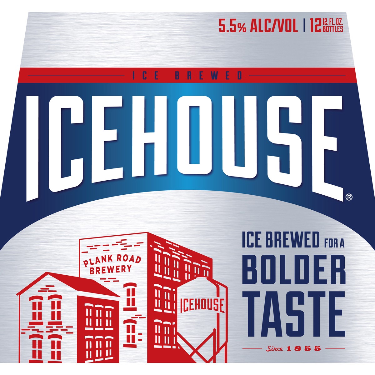 slide 5 of 9, Icehouse Beer, American Lager, 12 Pack, 12 fl. oz. Bottles, 5.5% ABV, 12 fl oz