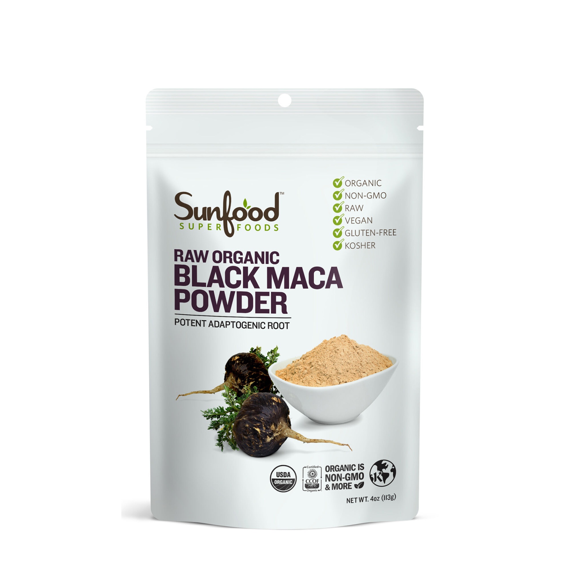 slide 1 of 1, Sunfood Black Maca, 4 oz