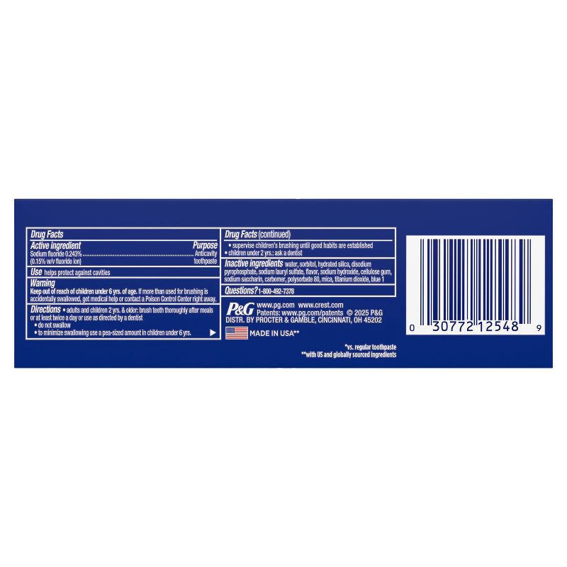 slide 9 of 11, Crest 3D White Advanced Teeth Whitening Toothpaste, Radiant Mint - Trial Size - 2.4oz, 2.4 oz