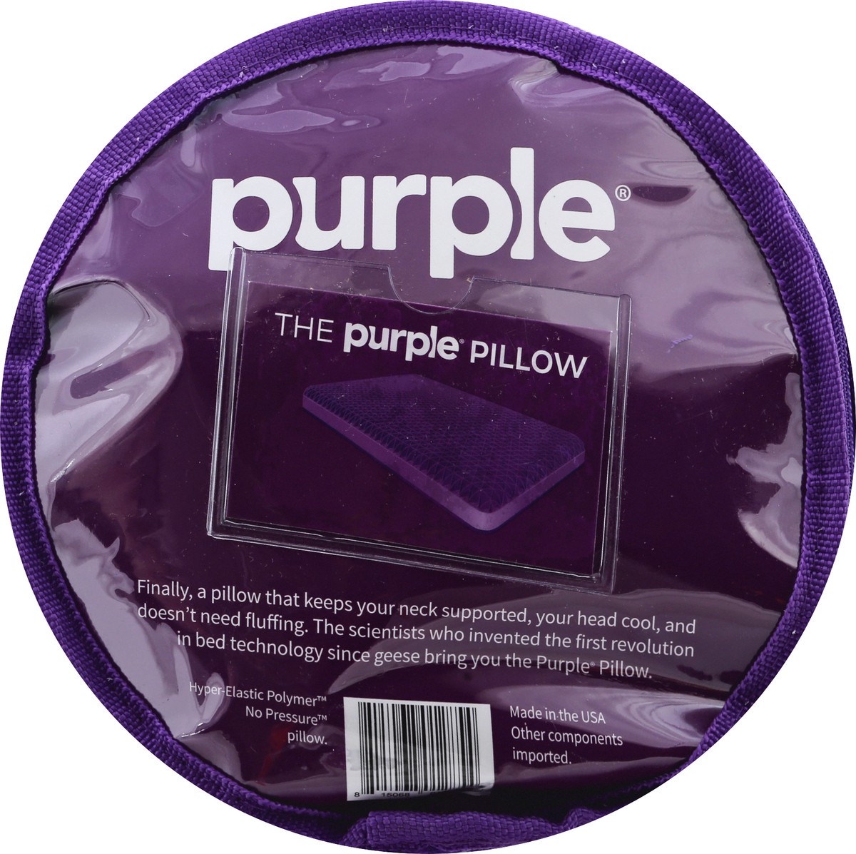 slide 8 of 10, Purple Pillow 1 ea, 1 ct