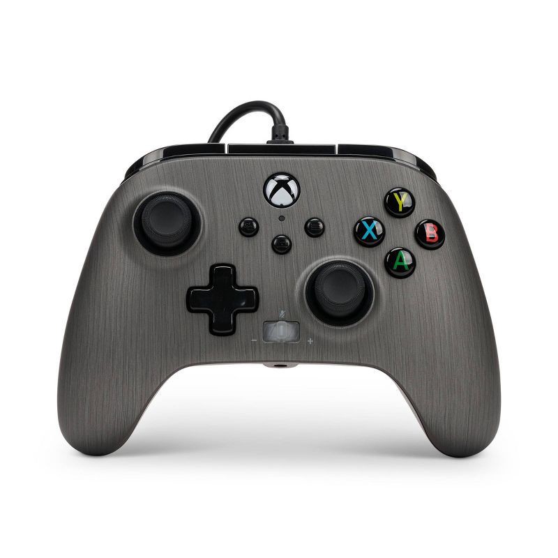 slide 1 of 1, PowerA Enhanced Wired Controller for Xbox Series X|S/Xbox One - Brushed Gunmetal, 1 ct
