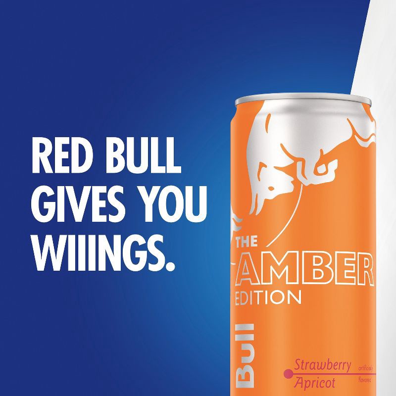 slide 4 of 10, Red Bull Amber Edition Energy Drink - 12 fl oz Can, 12 fl oz