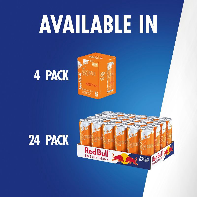 slide 8 of 10, Red Bull Amber Edition Energy Drink - 12 fl oz Can, 12 fl oz