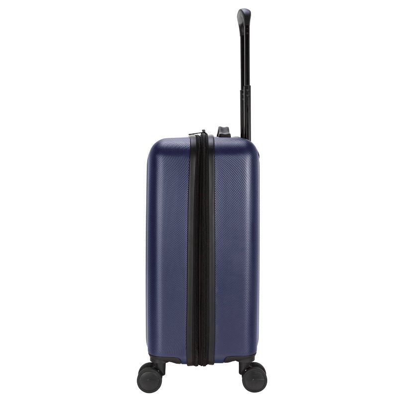 slide 3 of 8, Skyline Hardside Carry On Spinner Suitcase - Navy Peony, 1 ct