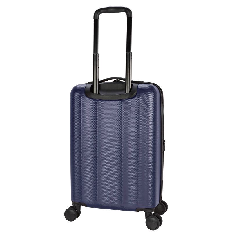 slide 4 of 8, Skyline Hardside Carry On Spinner Suitcase - Navy Peony, 1 ct