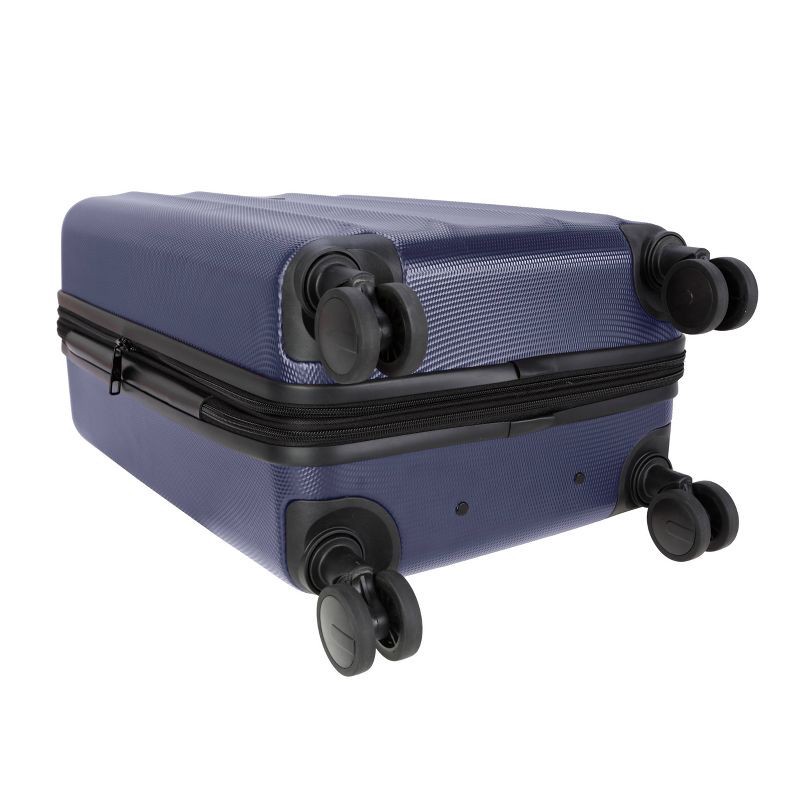 slide 6 of 8, Skyline Hardside Carry On Spinner Suitcase - Navy Peony, 1 ct