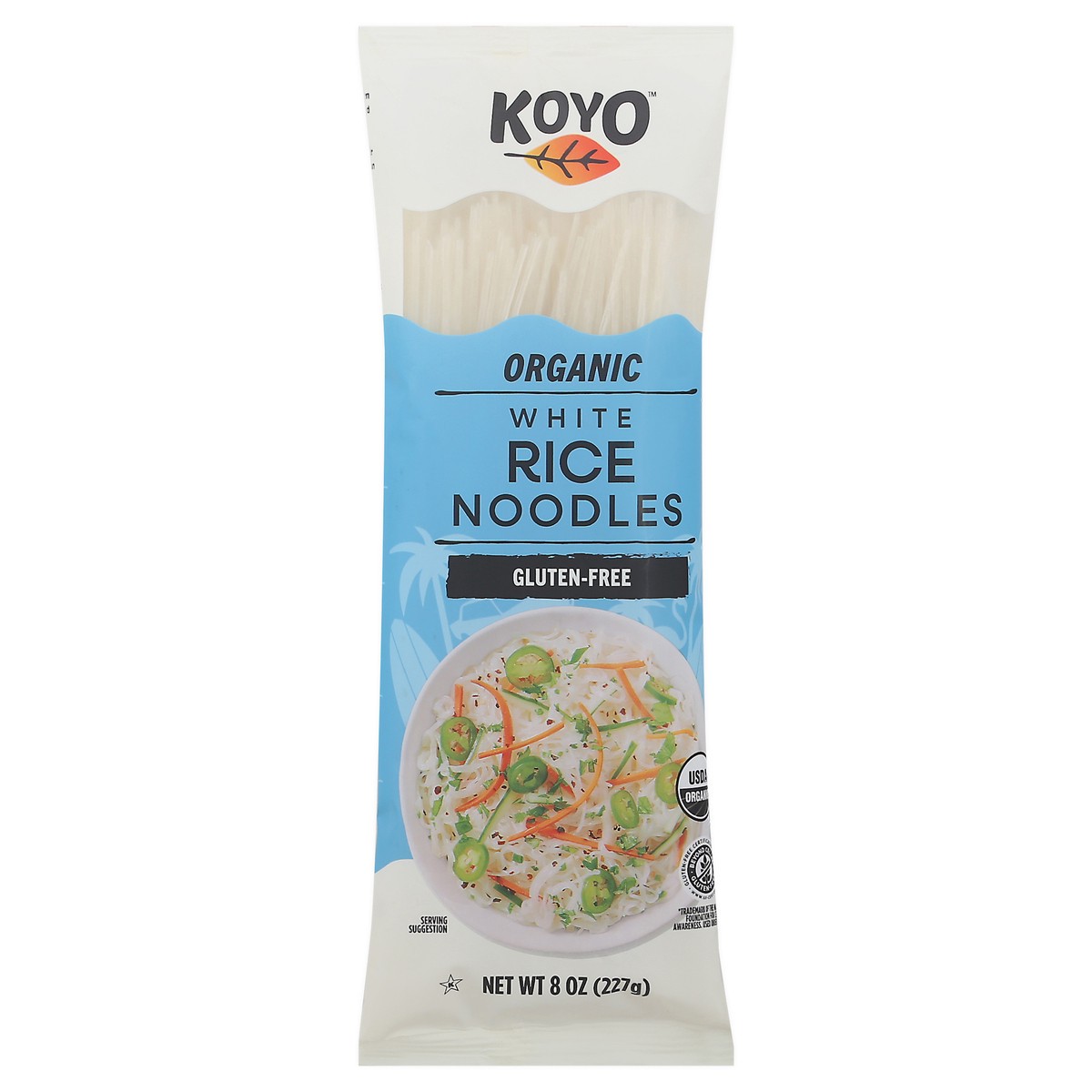 slide 1 of 9, Koyo White Organic Rice Noodles 8 oz, 8 oz