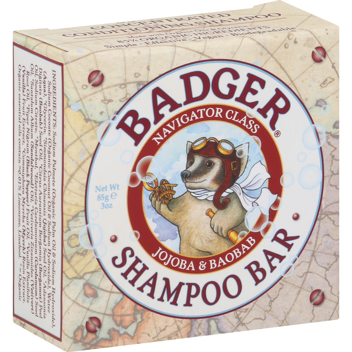 slide 2 of 9, Badger Shampoo Bar 3 oz, 3 oz