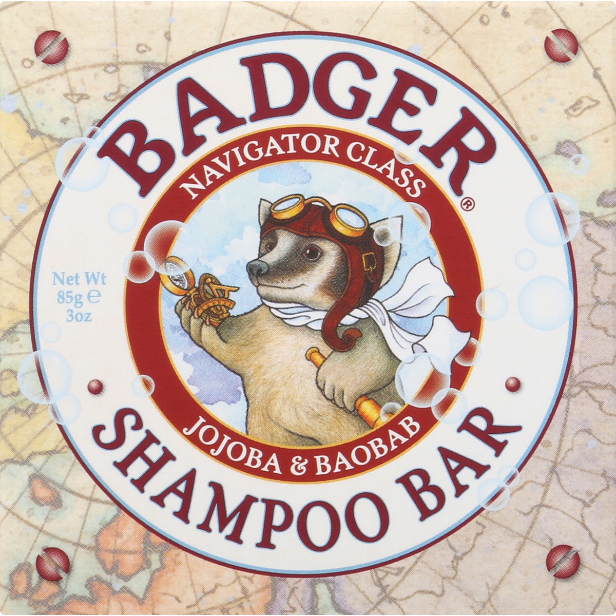 slide 6 of 9, Badger Shampoo Bar 3 oz, 3 oz