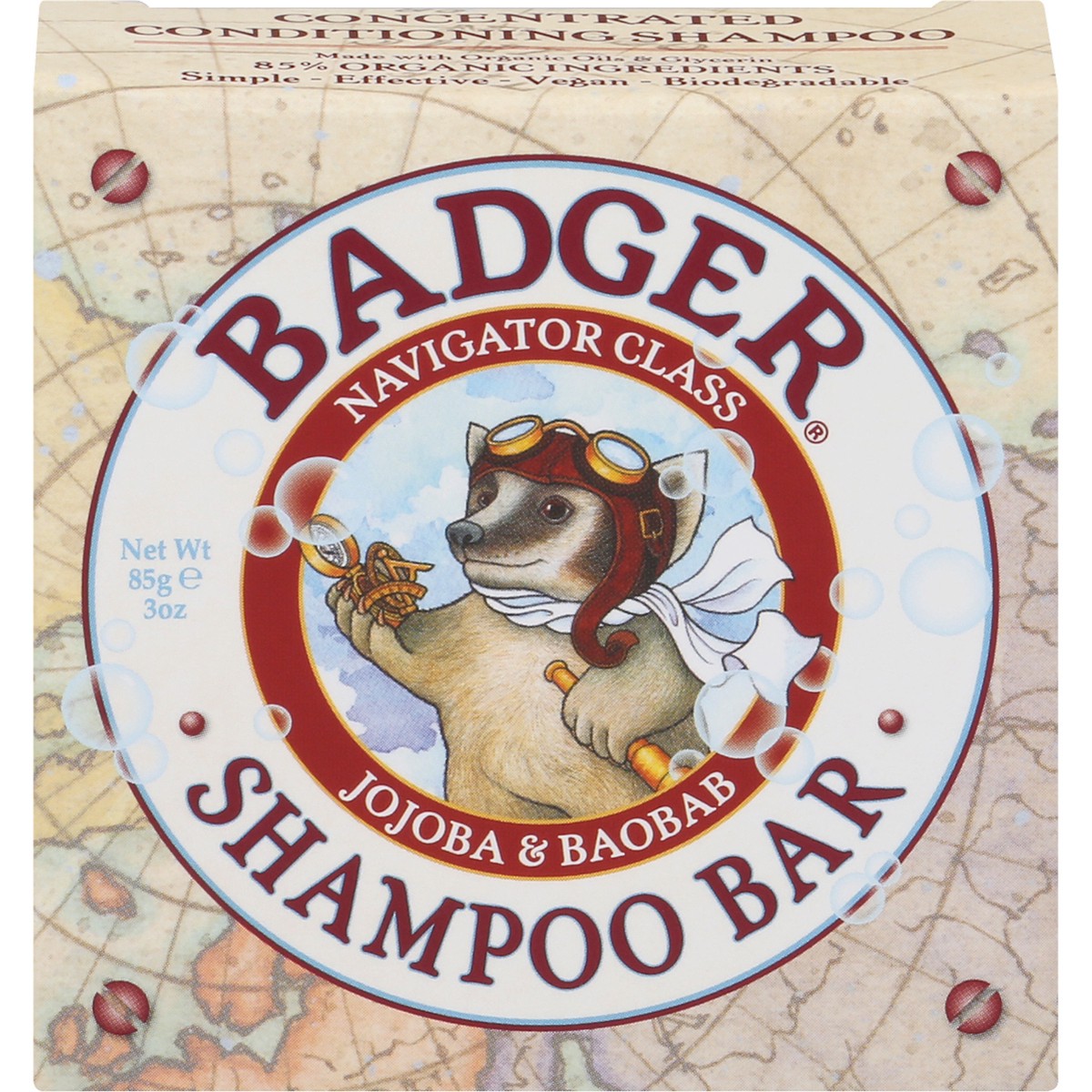 slide 1 of 9, Badger Shampoo Bar 3 oz, 3 oz