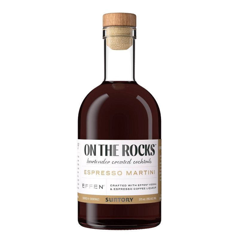 slide 1 of 8, On The Rocks Premium Cocktails On The Rocks OTR Espresso Martini Cocktail - 375ml Bottle, 375 ml