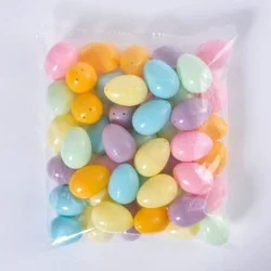48ct Easter Plastic Eggs Mixed Pastel Colors - Spritz™