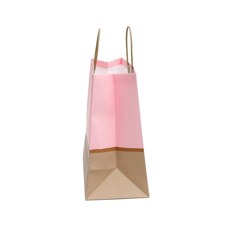 slide 2 of 3, XL Vogue Gift Bag with Gold Foil List Pink - Spritz, 1 ct