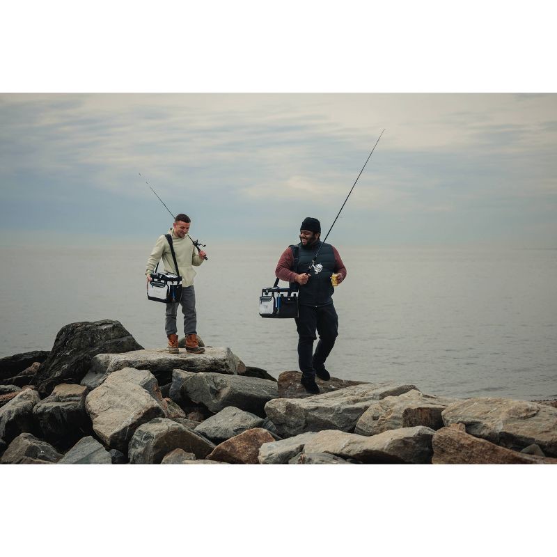 slide 14 of 18, Titan by Arctic Zone Deep Freeze Zipperless Hardbody 20qt Cooler - Sharkskin Gray, 20 qt