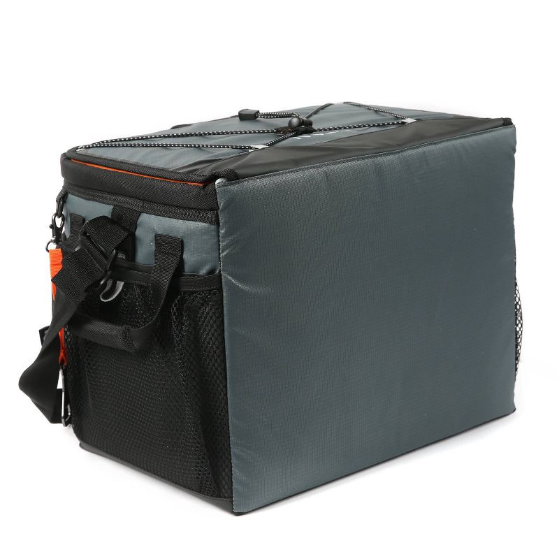 slide 4 of 15, Titan by Arctic Zone Deep Freeze Zipperless Hardbody 20qt Cooler - Sharkskin Gray, 20 qt