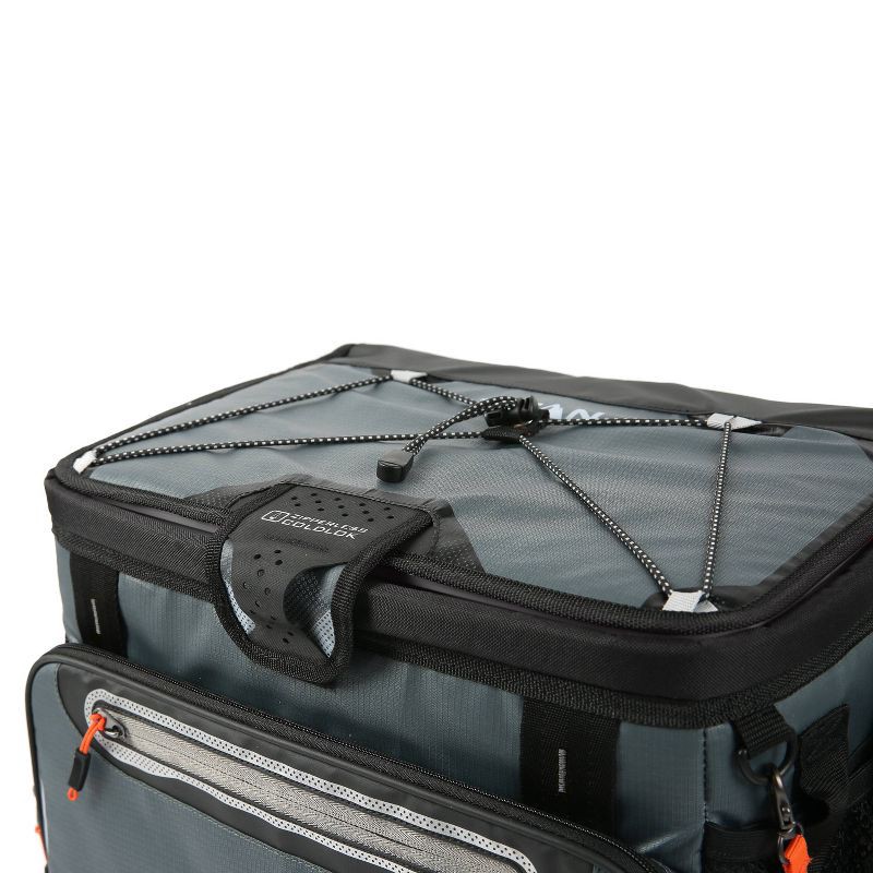 slide 5 of 18, Titan by Arctic Zone Deep Freeze Zipperless Hardbody 20qt Cooler - Sharkskin Gray, 20 qt