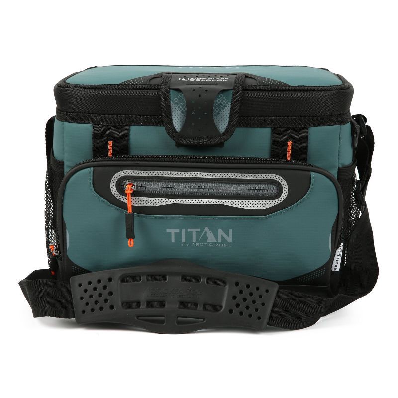 slide 1 of 15, Titan by Arctic Zone Deep Freeze Zipperless Hardbody 8qt Cooler - Jungle Hunt, 8 qt