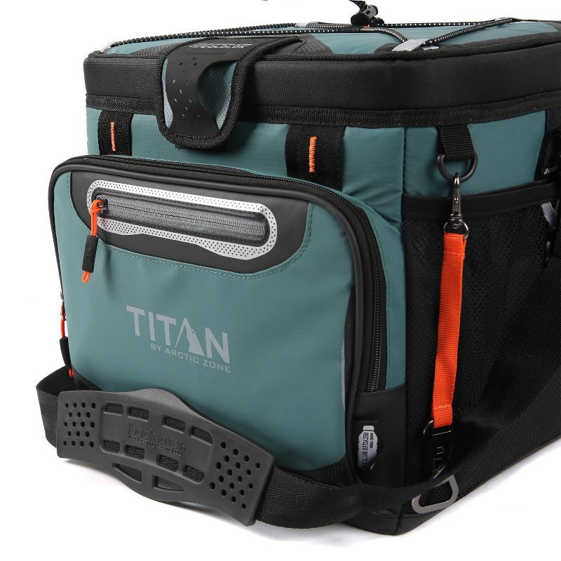 slide 5 of 15, Titan by Arctic Zone Deep Freeze 16qt Zipperless Hardbody Cooler - Jungle Hunt, 16 qt