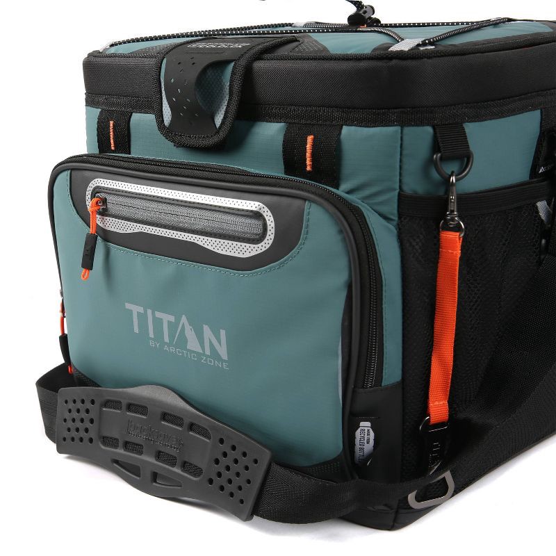 slide 5 of 20, Titan by Arctic Zone Deep Freeze 16qt Zipperless Hardbody Cooler - Jungle Hunt, 16 qt