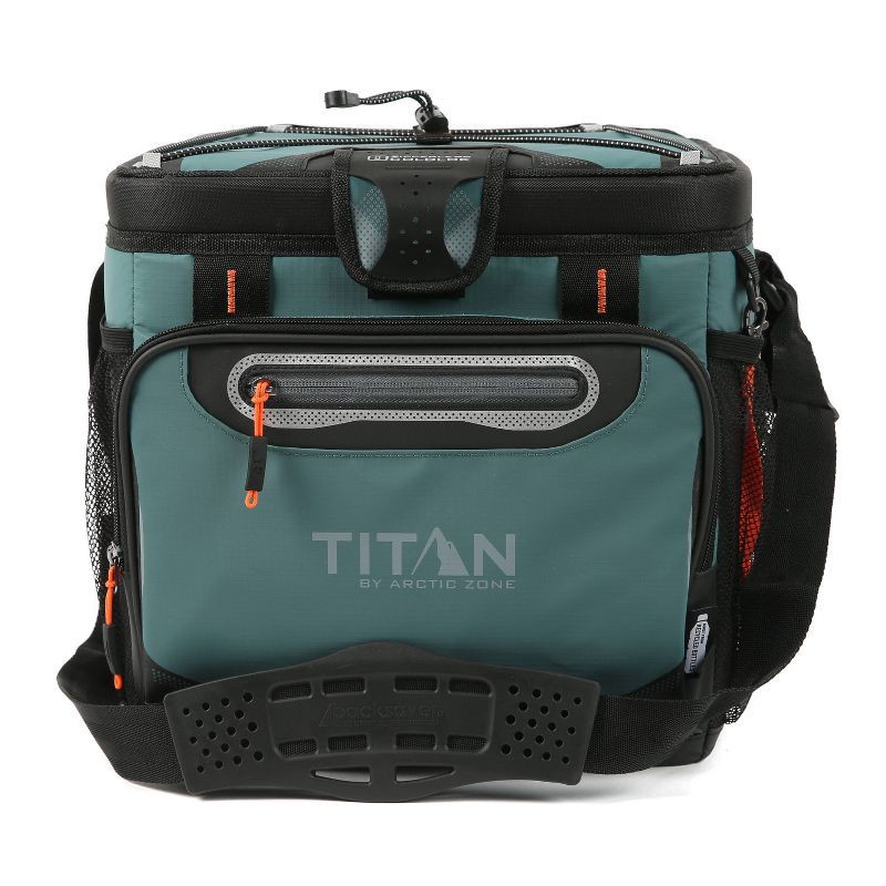 slide 1 of 15, Titan by Arctic Zone Deep Freeze 16qt Zipperless Hardbody Cooler - Jungle Hunt, 16 qt