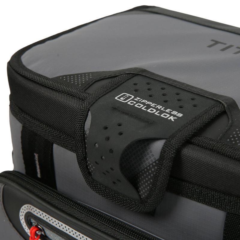 slide 5 of 19, Titan by Arctic Zone Deep Freeze Zipperless Hardbody 8qt Cooler - Sharkskin Gray, 8 qt