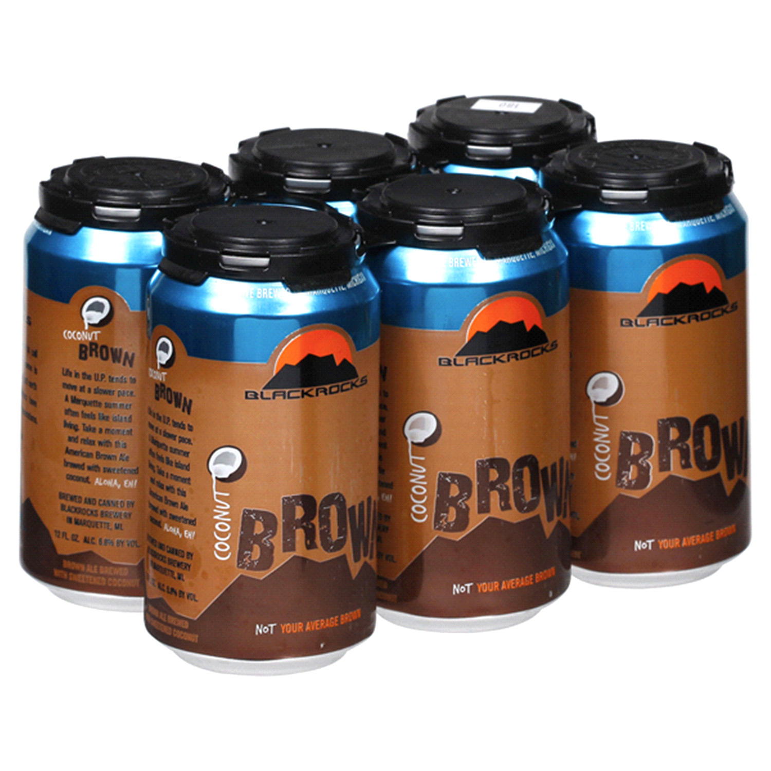 slide 3 of 4, Blackrocks Brewery Coconut Brown Ale, 6 ct; 12 oz