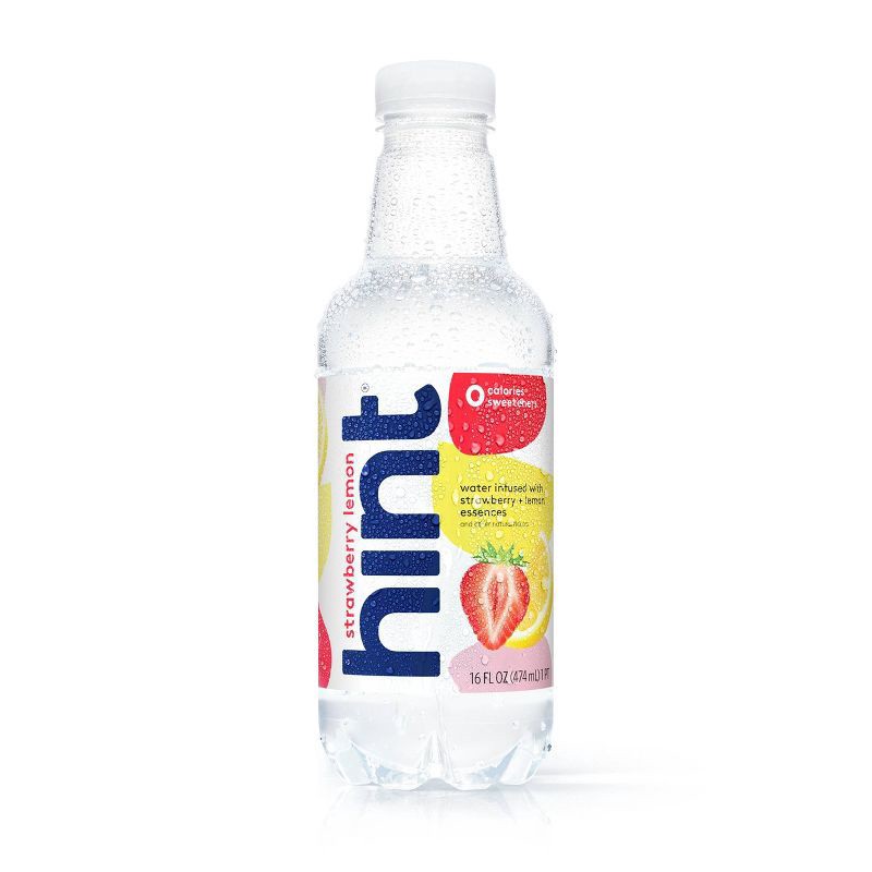 slide 2 of 5, hint Strawberry Lemon Flavored Water - 6pk/16 fl oz Bottles, 6 ct; 16 fl oz