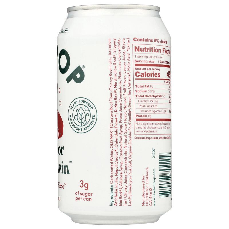 slide 8 of 8, OLIPOP Doctor Goodwin Prebiotic Soda - 12 fl oz Can, 12 fl oz