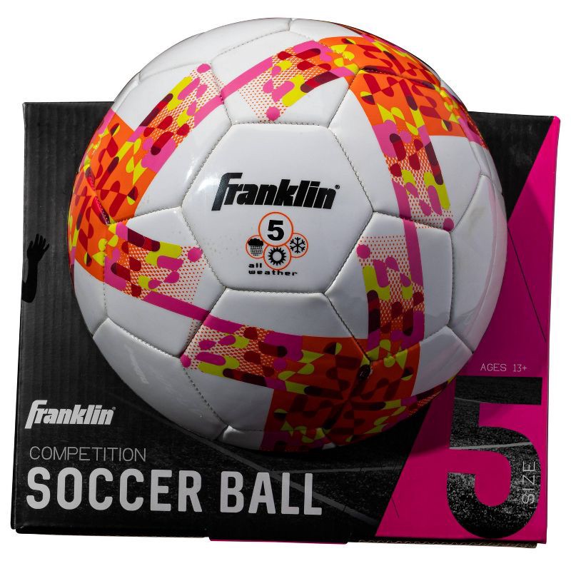 slide 2 of 2, Franklin Sports Competition Girls' Size 5 Soccer Ball, 1 ct